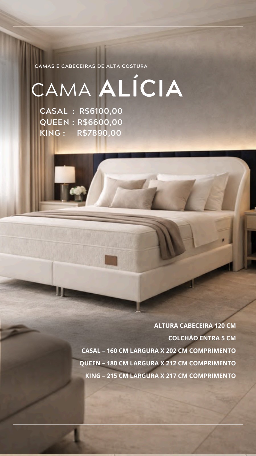 Cama Alícia — Conforto
